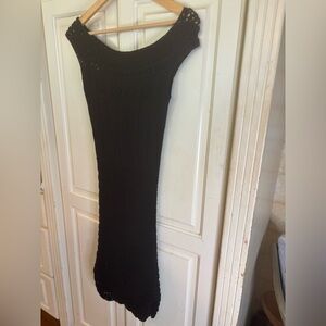 Stunning Black Crochet Dress - Effortless Summer Style